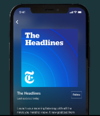 Audio app screenshot