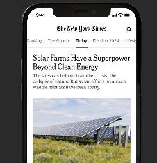 News app screenshot
